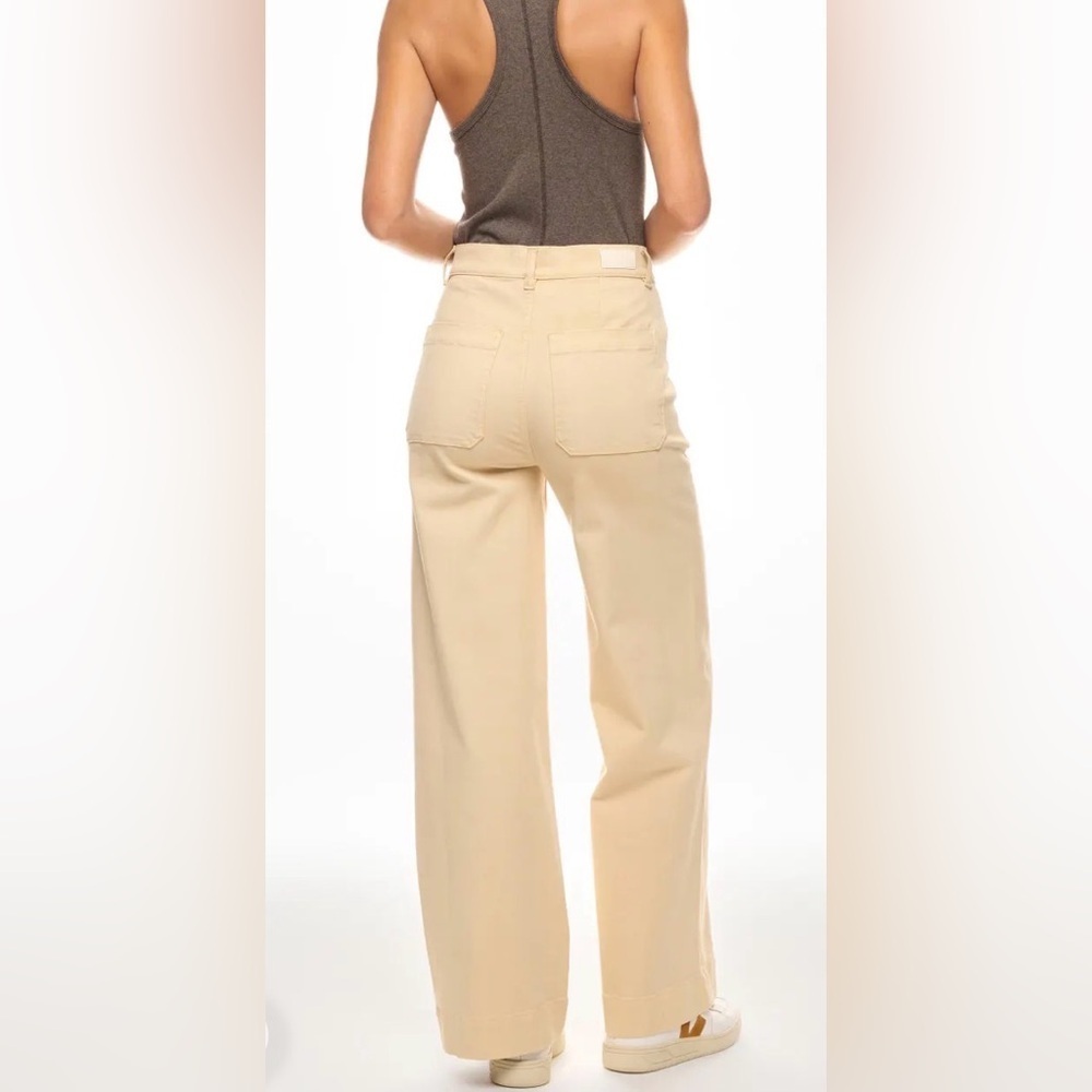 DL1961 Hepburn Wide Leg Jeans Yellow pants - Picture 2 of 11